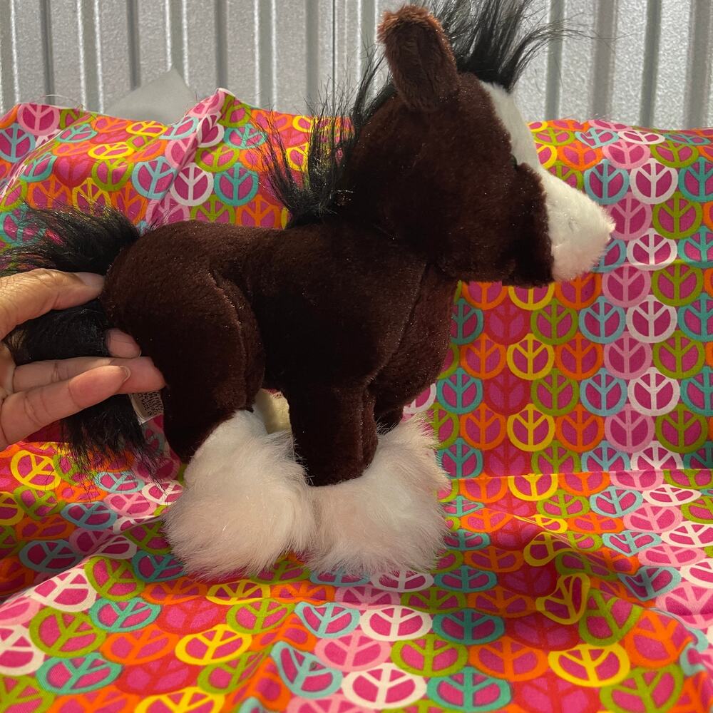 Clydesdale Horse HM139 No Code Webkinz Plush by Ganz